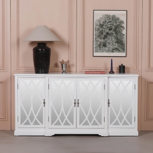 Breakfont White Mirror Front Sideboard