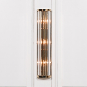 Gold Deco Wall Light 71cm