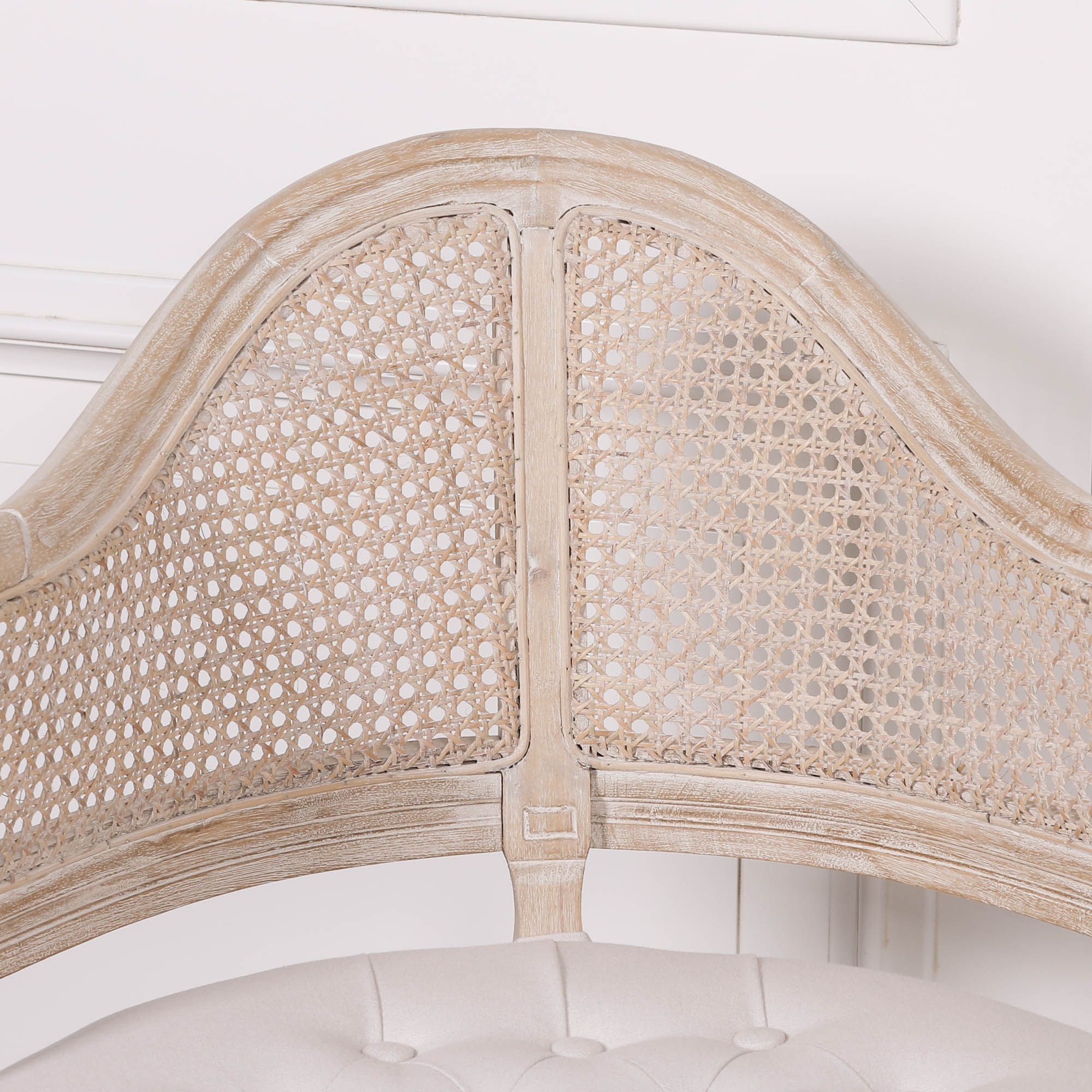 Wooden Louis Upholstered Corner Chair - Image 15