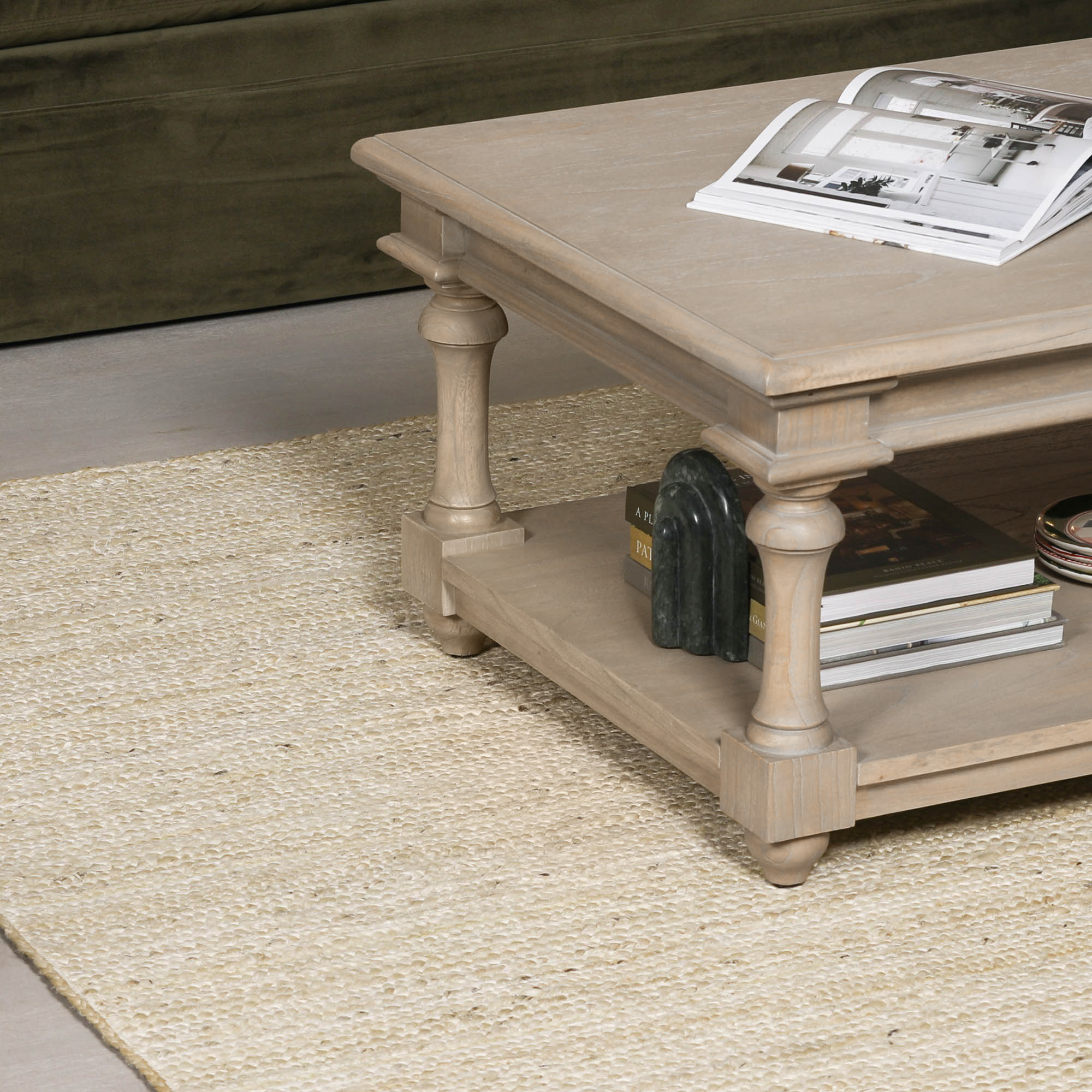 Blanche Jute Weaved Rug 170x120cm - Image 2
